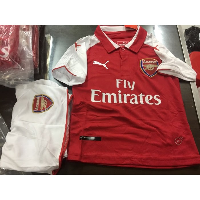 SALE JERSEY BAJU BOLA ARSENAL HOME KIDS (ANAK) 2017/2018 GRADE ORI MURAH