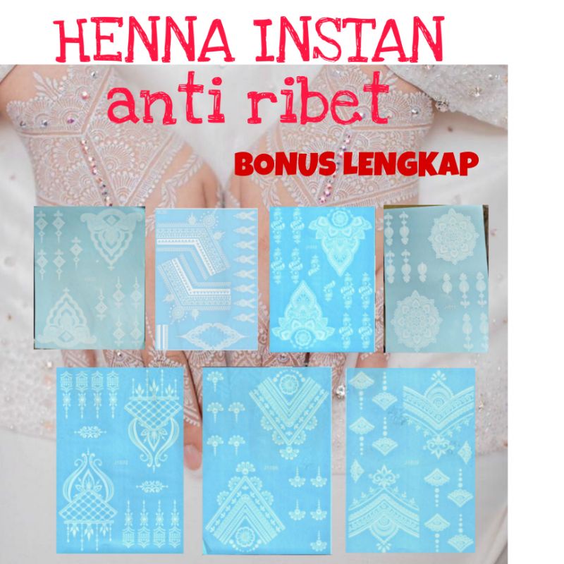 HENNA ISTAN / HENNA PUTIH / HENNA TATO / HENNA WEDDING / /HENNA MANTEN