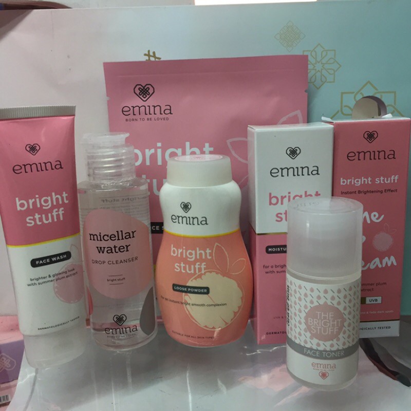 Paket Emina brightstuff series lengkap