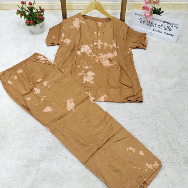 One set Tie Die // Setelan wanita kekinian-Set 10
