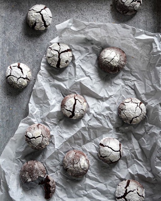 

Chocolate Crinkle Kookies.