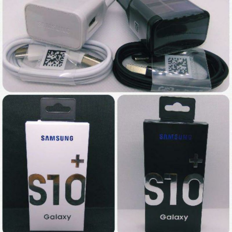 TRAVEL CHARGER SAMSUNG S10+ MICRO USB/ TYPE-C ORIGINAL 100% QUICK 3.0 FAST