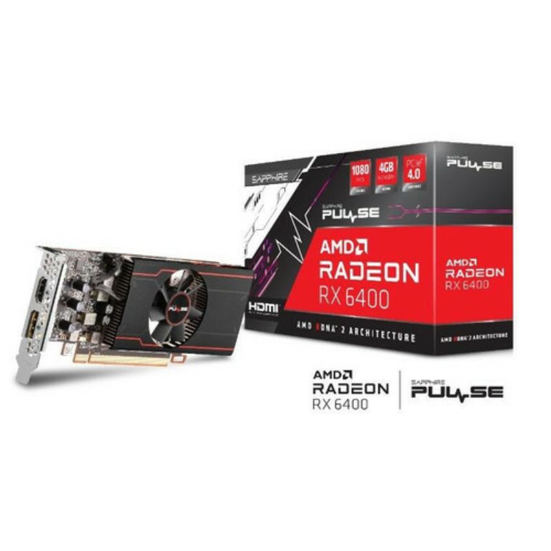 SAPPHIRE RX6400 PULSA 4GB GDDR6
