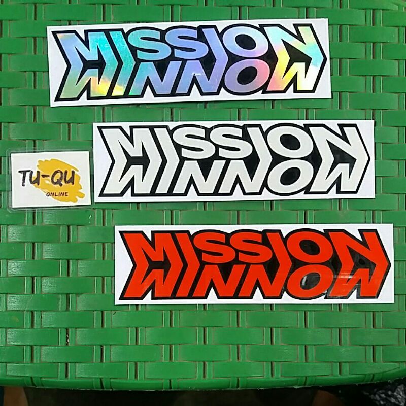 Stiker MISSION WINNOW