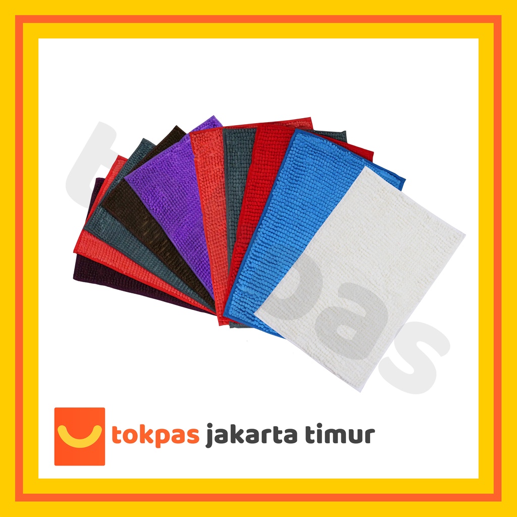 SUPER MURAH Keset Anti Slip Keset Tebal Lembut Penyerapan Tinggi Bisa Mesin Cuci Keset Cendol Doorma