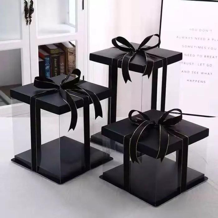 

Cake Box Mika Transparan Kotak Kue Mika Gift Box Kekinian All Size 087