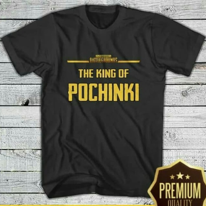  Kaos  Tshirt Baju Combed 30S Distro PUBG  THE KiNG OF 