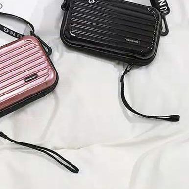 ☃ Tas Selempang wanita tas Koper Mini Wanita tas make up Tas hp tas wanita kekinian tas wanita terba