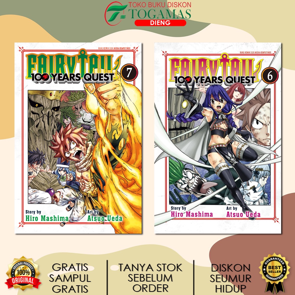 SERI FAIRY TAIL 100 YEARS QUEST 1 2 3 4 5 6 7 8 KARYA HIRO MASHIMA