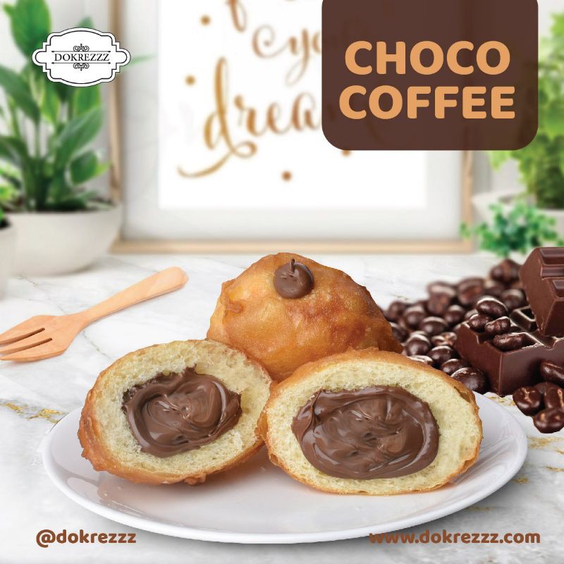 

Choco Coffe crispy doughnut