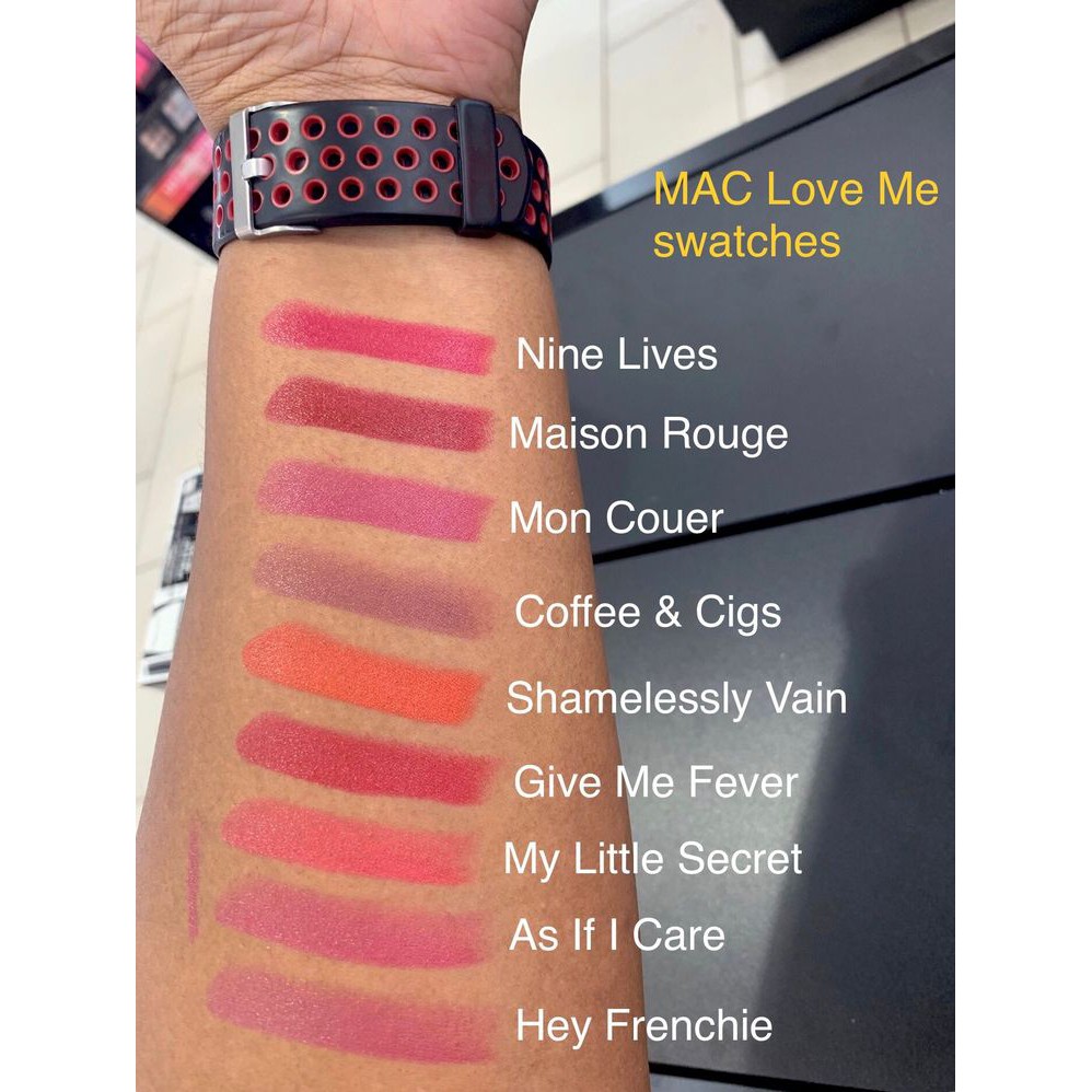mac love me lipstick my little secret