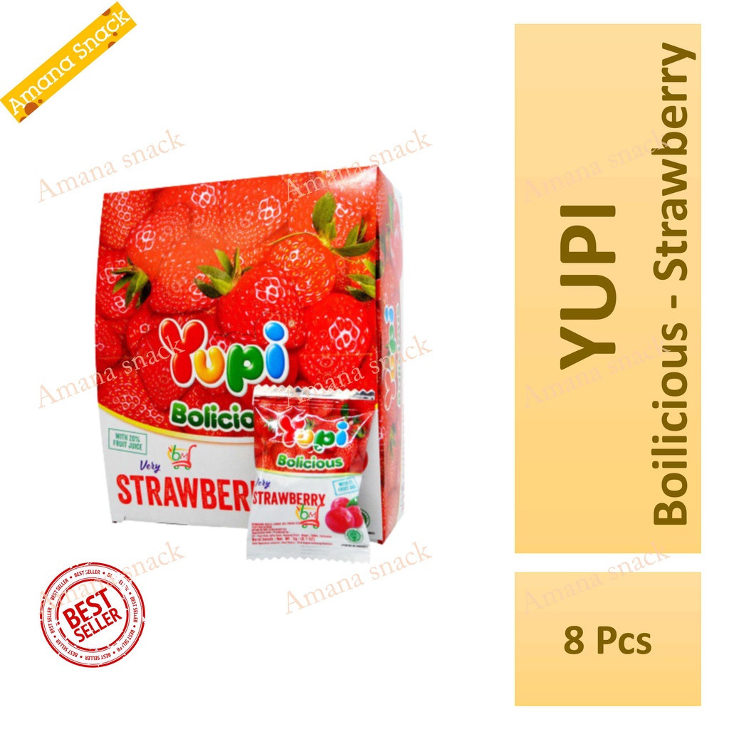 YUPI BOLICIOUS - Very Strawberry