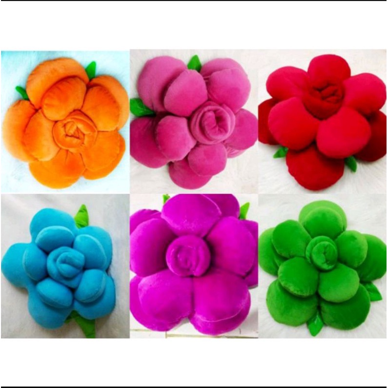 bantal bunga mawar|bantal sofa