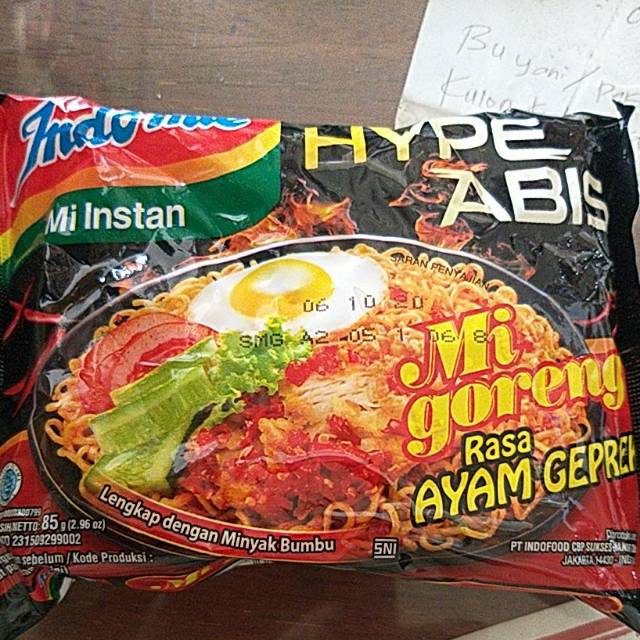 

Indomie goreng ayam geprek x 2 bks