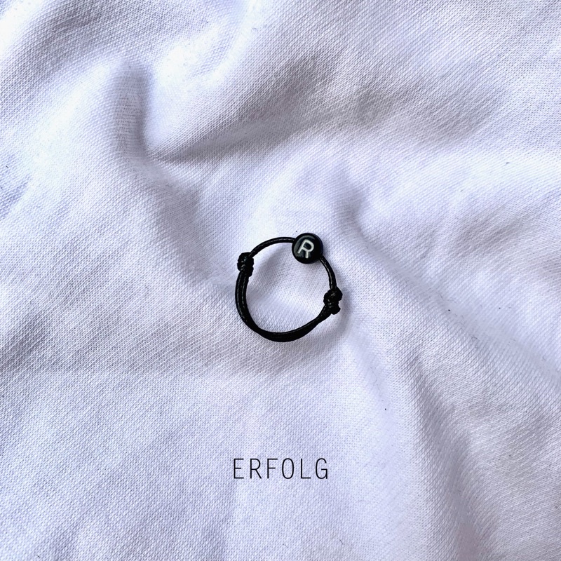 ERFOLG CINCIN INISIAL COUPLE / CINCIN AESTHETIC / CINCIN TALI / CINCIN KOREA 1MM