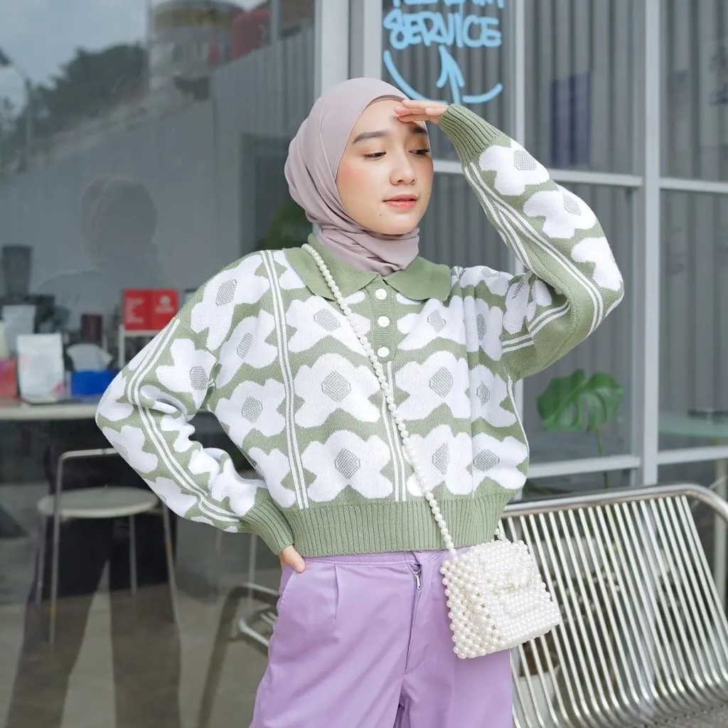 Amelya Daisy Blouse - Atasan Blouse Wanita Terbaru PREMIUM