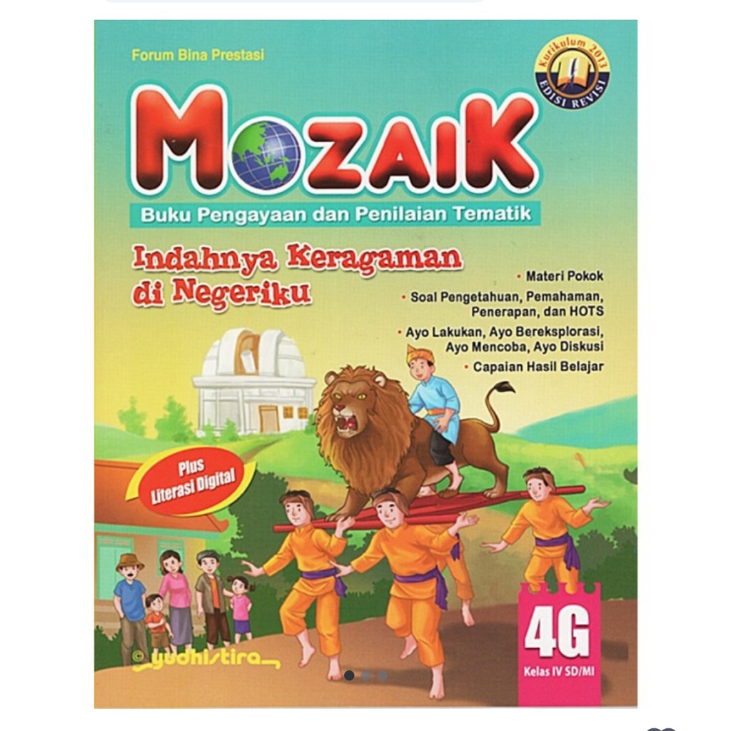 Buku MOZAIK Yudhistira Tematik SD Tema 4 G