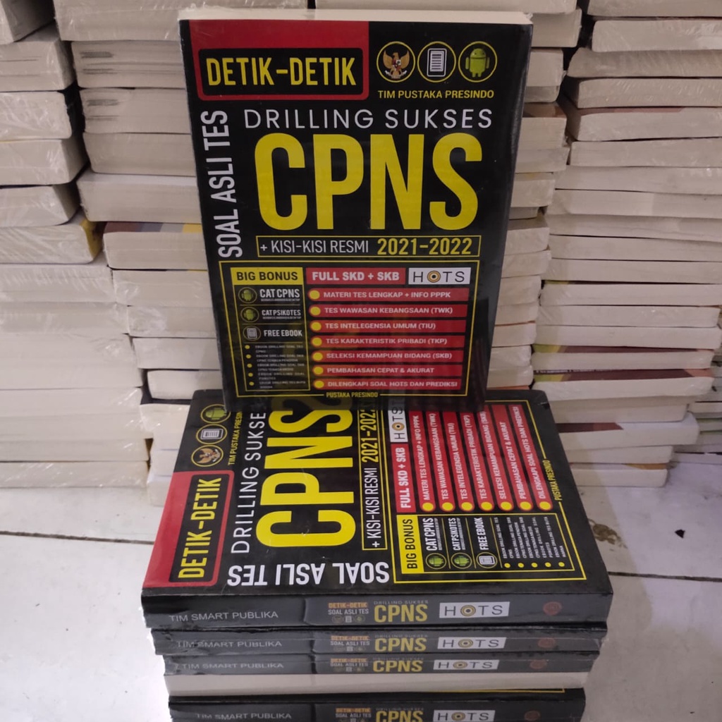 BUKU CPNS DETIK DETIK DRILLING SUKSES CPNS - CAT CPNS - KISI-KISI RESMI 2021 - 2022