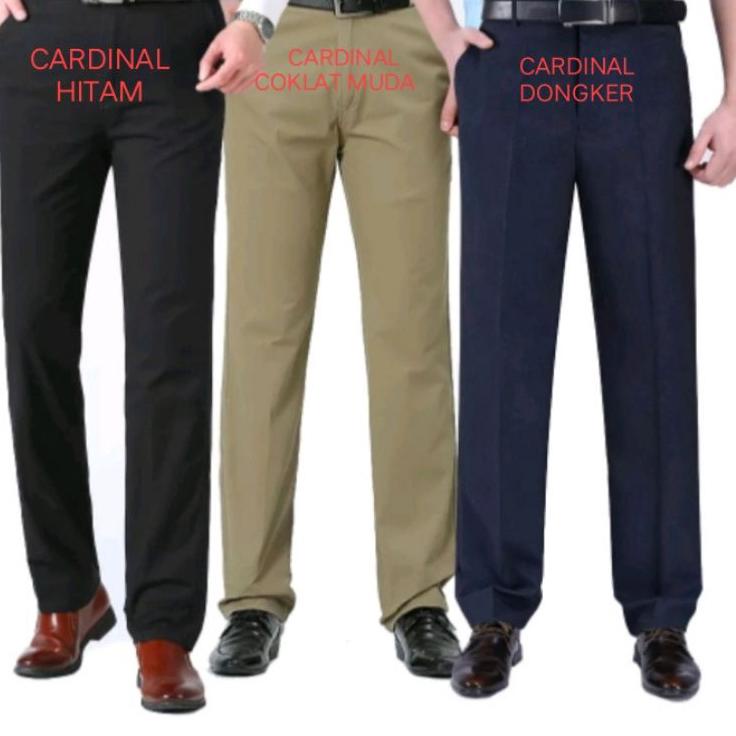 Recomended.. Celana kain Cardinal Formal Pria27-44/Celana kain slim Pria 27-44/Celana kain kerja Pri