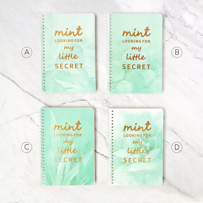 

Mint Forest Spiral Ruled Notebook B5 - Buku Catatan B5 - Buku Tulis B5 - VARIAN A