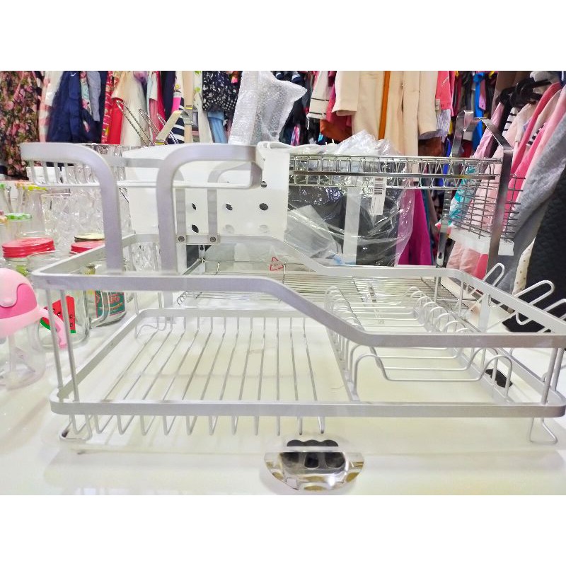 RAK PIRING ALUMINIUM MERK KRISCHEF ACE HARDWARE / DISH RACK