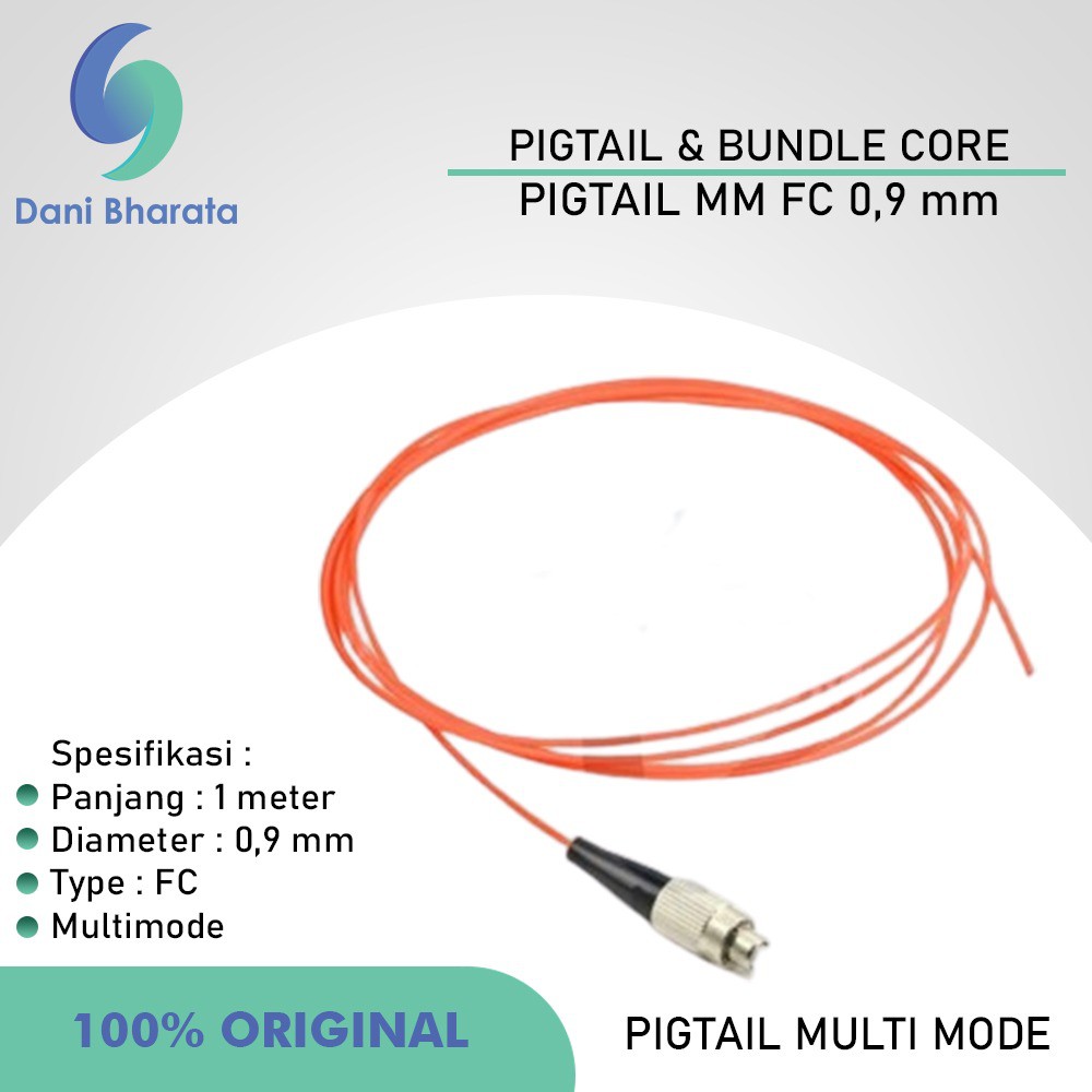 Fiber Optik Pigtail FC UPC Pigtail Multimode OM2 0,9 mm 1,5 meter