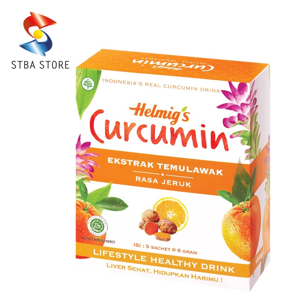 

Helmig's Curcumin Ekstrak Temulawak Jeruk (@ 5 sachet)