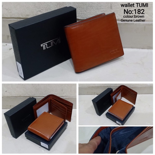 Dompet Tumi Kulit Asli Free Box Super Premium Quality Dompet lipat pria