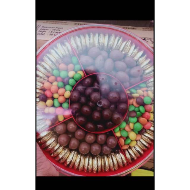 

Paket Delfi tray bulat