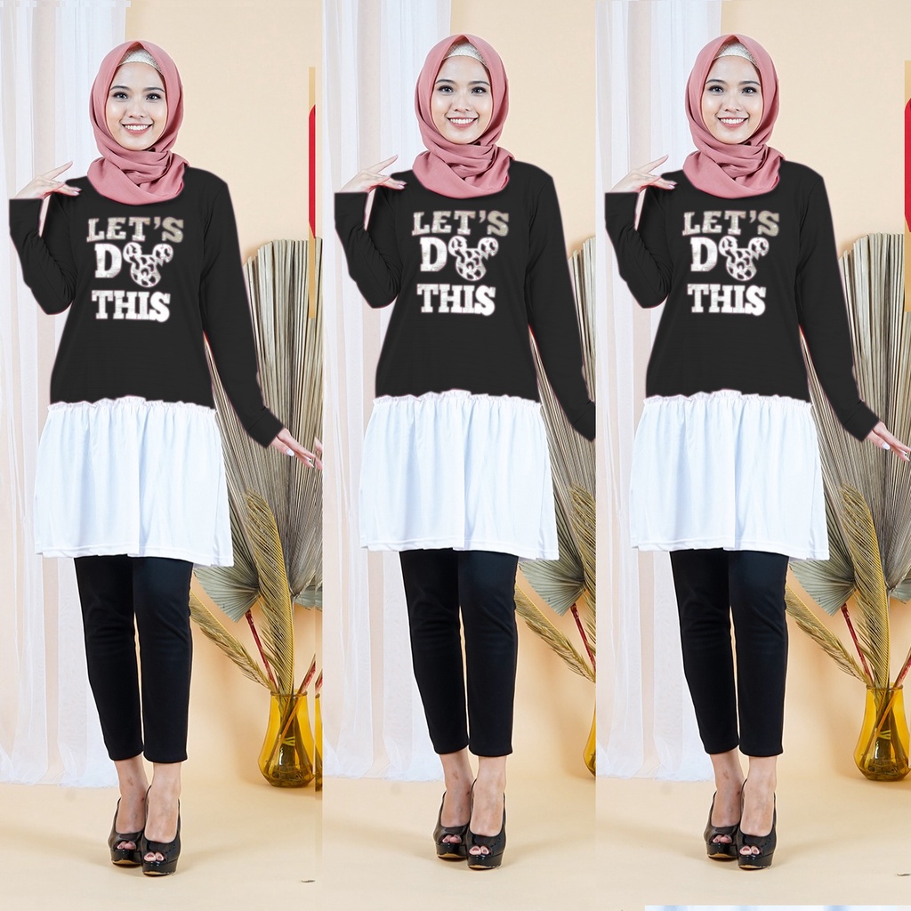 Tunik Atasan Tunik Jumbo Fashion Muslim Wanita