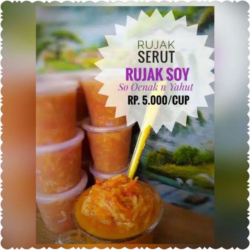 

Rujak Serut Hamil 4 7 Bulanan Fresh / Rujak Asoy (Rujak Soy) So Oenak n Yahut | 150 ml