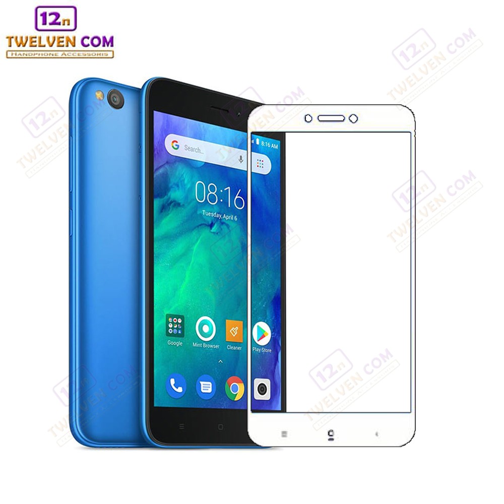 zenBlade 5D Full Cover Tempered Glass Xiaomi Redmi GO - Putih