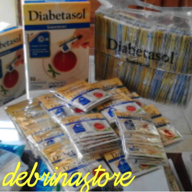 

Diabetasol sweetener/gula diabetasol per 10 sachet