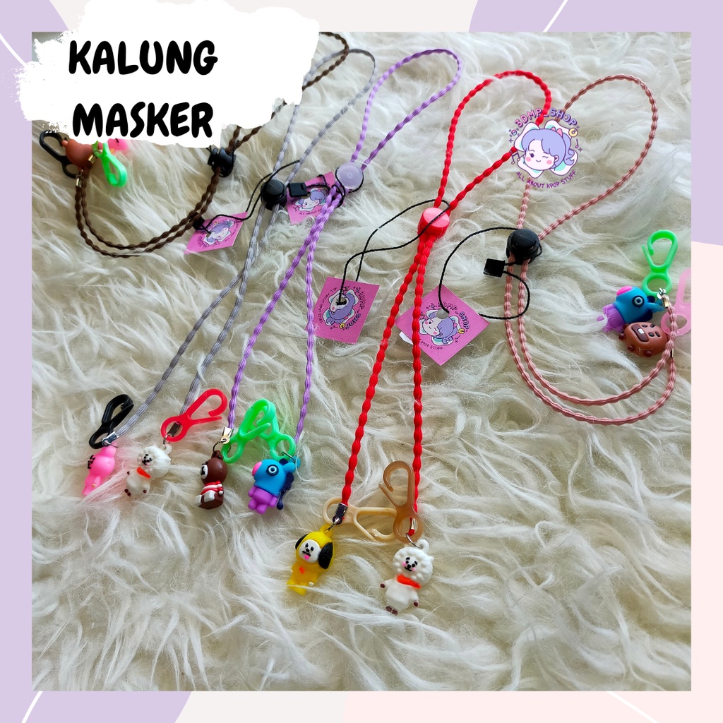 Kalung Masker BT21 Hijab