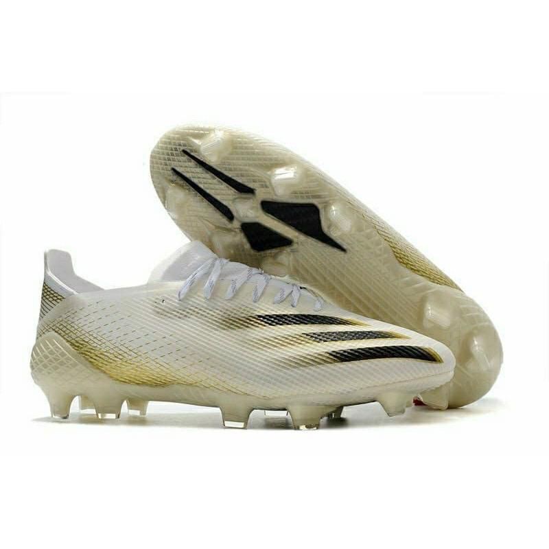 Sepatu Bola Adidas X Ghosted White Black FG