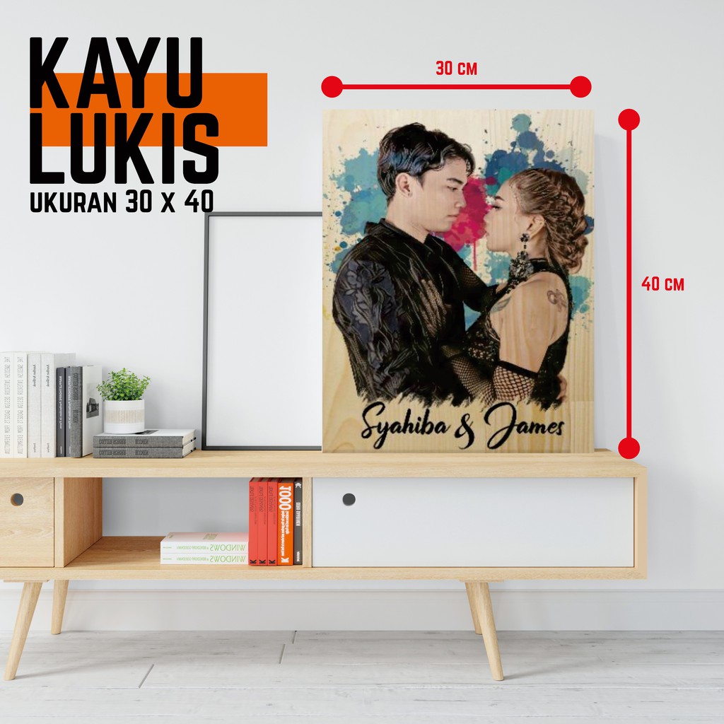 

Kayu Lukis Custom 30 x 40 | Kado Ulang Tahun Hadiah Wisuda Souvenir