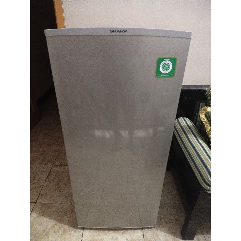 SHARP FJ-M189N-SS FREEZER ASI Es Batu 6 RAK 158 Liter FJM189 Resmi SECOND / BEKAS