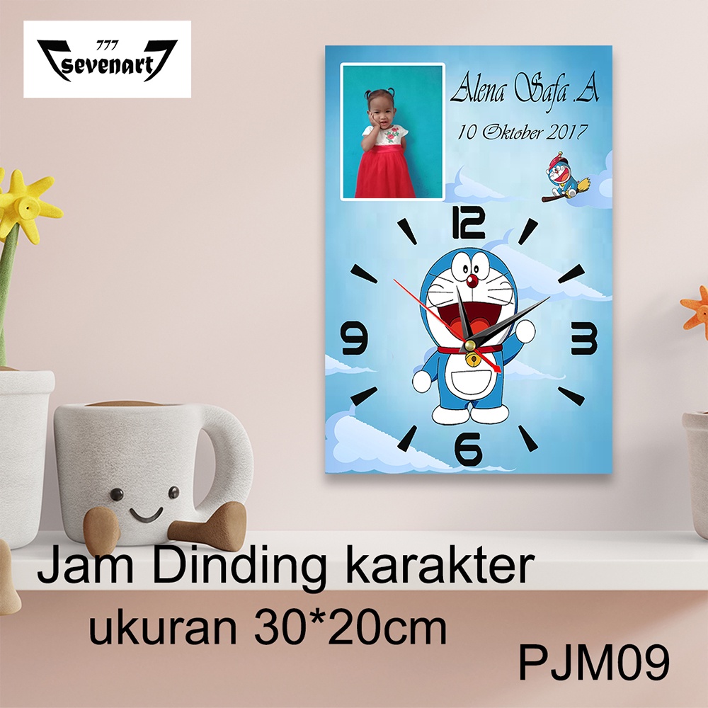 Jam Dinding Custom pakai foto sendiri Hiasan rumah hiasan kamar tidur dekorasi jam dinding