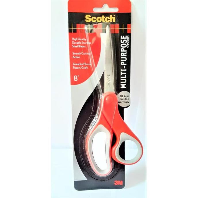 

Ready...Ready...Ready...] Gunting 3M Scotch Multi Purpose Scissors Serbaguna 8 Inch 1428