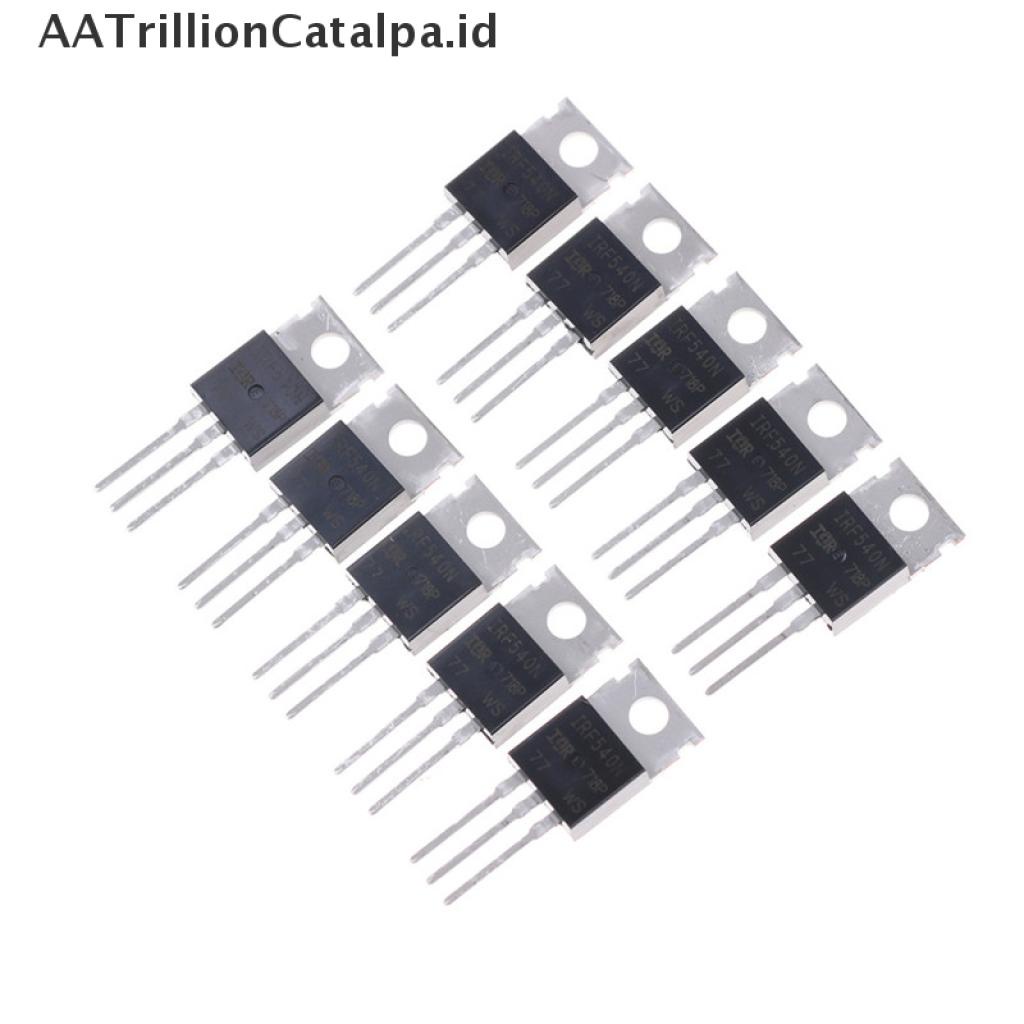 10pcs IRF540N IRF540 TO-220 N-Channel 33A 100V Power Mosfet