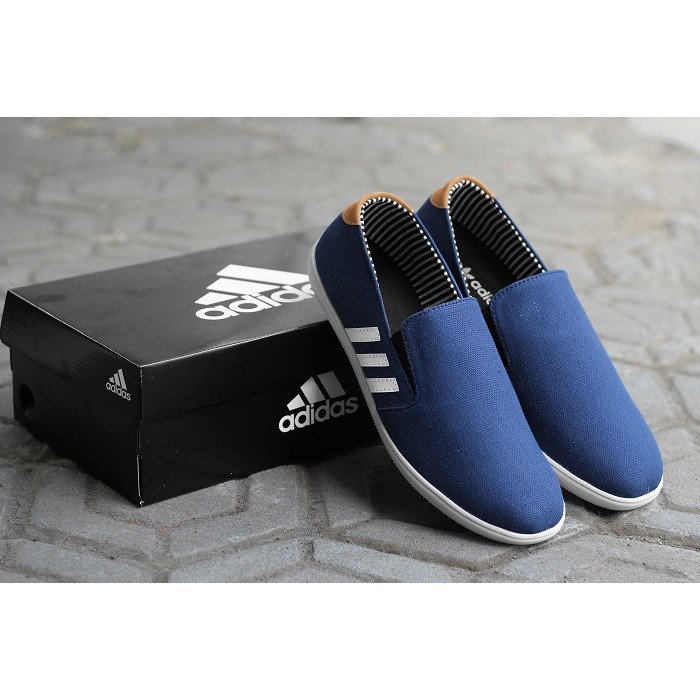 SEPATU PRIA SLIP ON ADIDAS DV SEPATU KASUAL KUALIAH KERJA HARIAN  SANTAI TERBARU