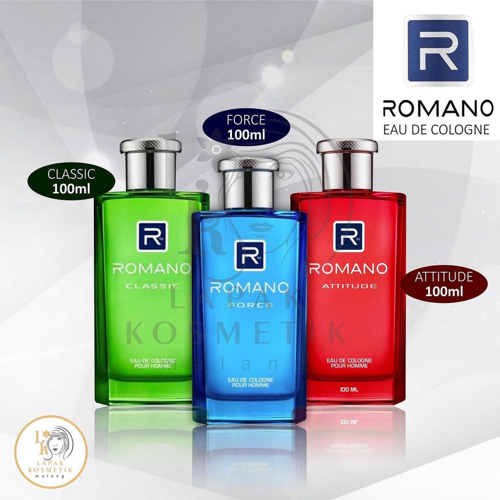 ROMANO EAU DE COLOGNE 100 ML | ROMANO PARFUM COWOK