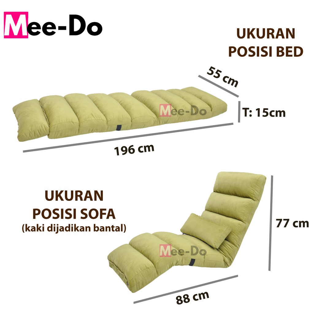 Mee-Do Sofa Bed Lipat / Kursi Lipat Kursi Lesehan Kursi Santai Kursi Lantai Sofa Lipat Sofabed