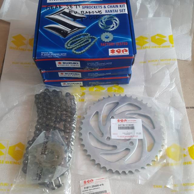 gear sett satria fu old satria fu barong 2005 - 2012 original sgp