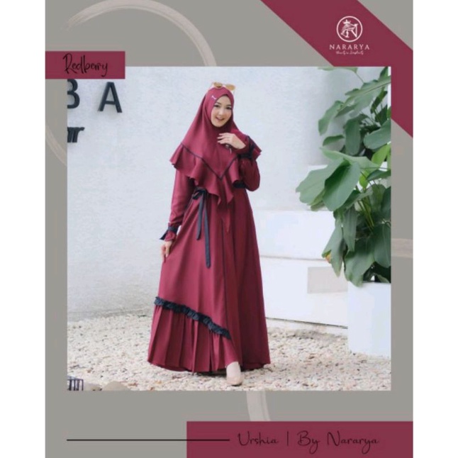 [ COD ] NEW SET GAMIS URSHIA BASIC BY NARARYA PREMIUM