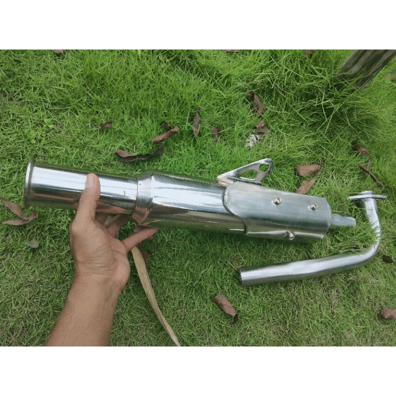 Knalpot racing BMX cub Fulset tinggal geber Grand bebek karisma Supra Vega Jupiter dll