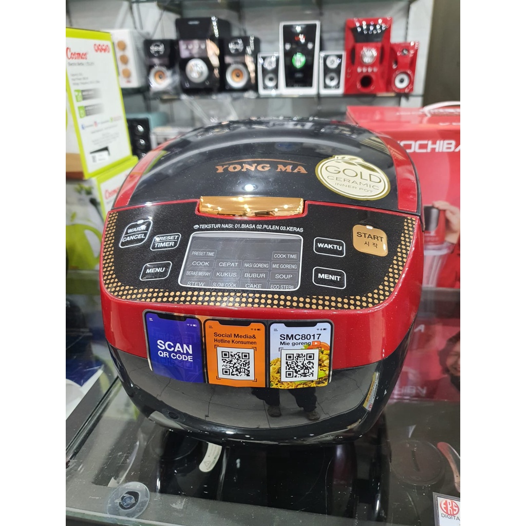 RICE COOKER DIGITAL YONG MA UKURAN 2 LITER SMC-8017 yongma