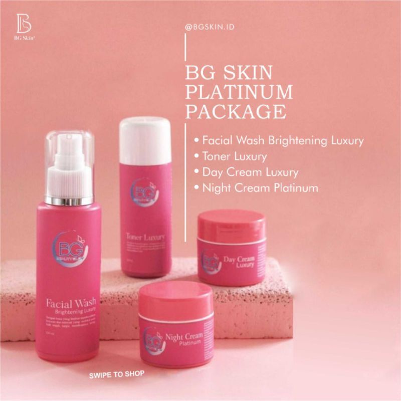 PAKET PLATINUM  100% original BG Beauty Glow