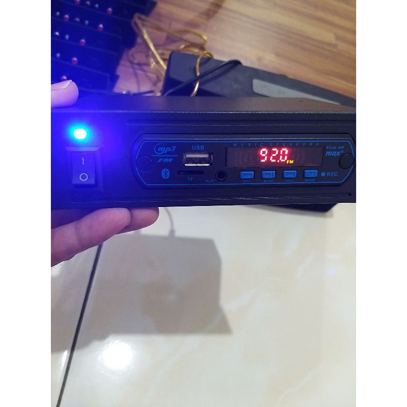 MP3 Bluetooth Rakitan FM Radio Media Player Lengkap Dengan Adaptor, Kbl AUX Dan Kbl RCA 3ke3 1,5M