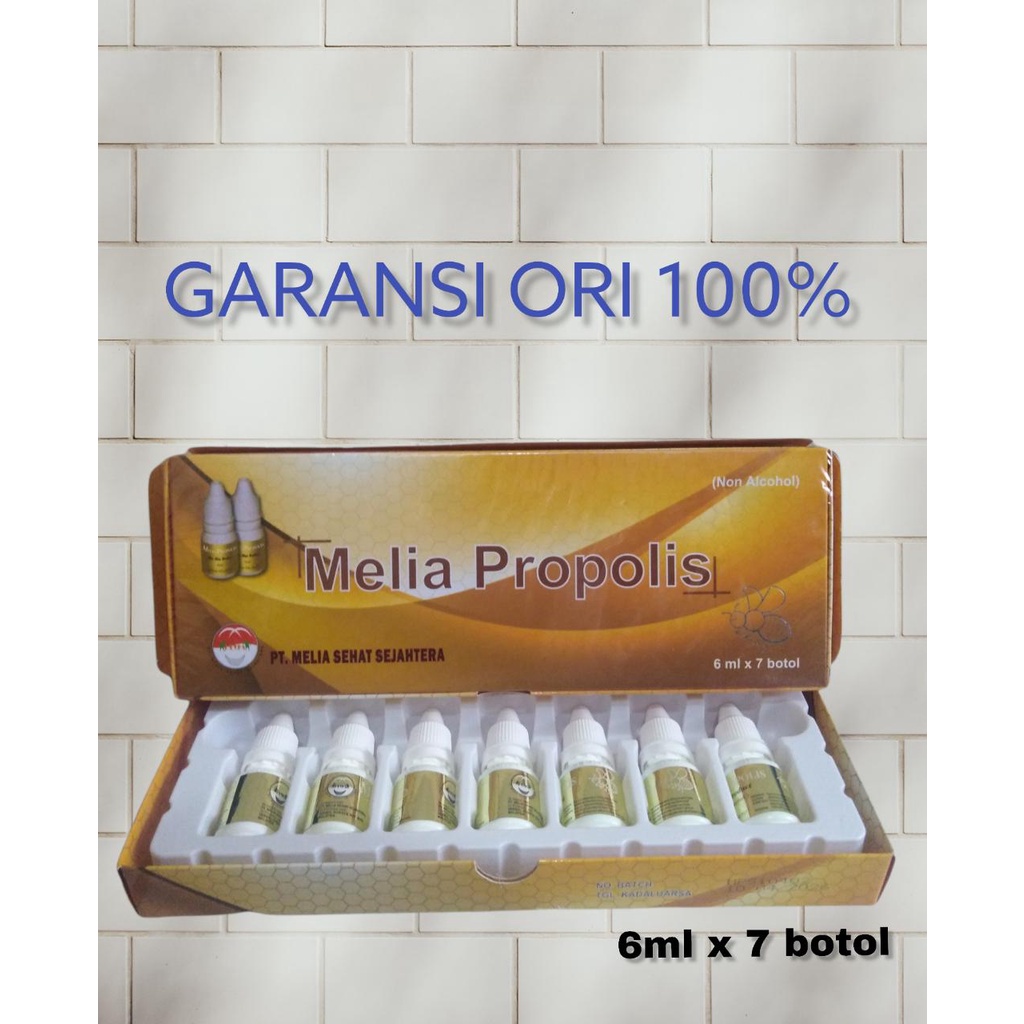 melia propolis  100% original 1 paket (7 botol x 6ml)